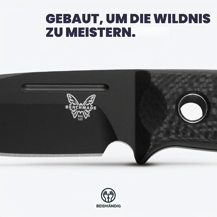 Benchmade Cuchillo Mini Bushcrafter f.carbono CPM-CruWear