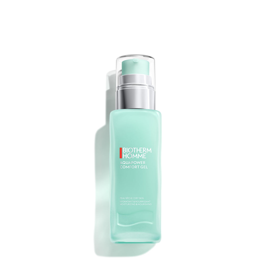 Biotherm Homme Aquapower Comfort Gel, mit Thermalplankton und Oligo-Mineralien, erfrischendes Gesich