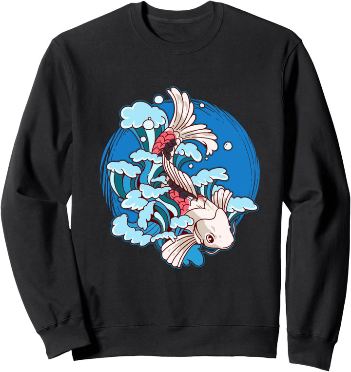 Koi-Fisch-T-Shirt - Liebe Koi-Fisch Sweatshirt