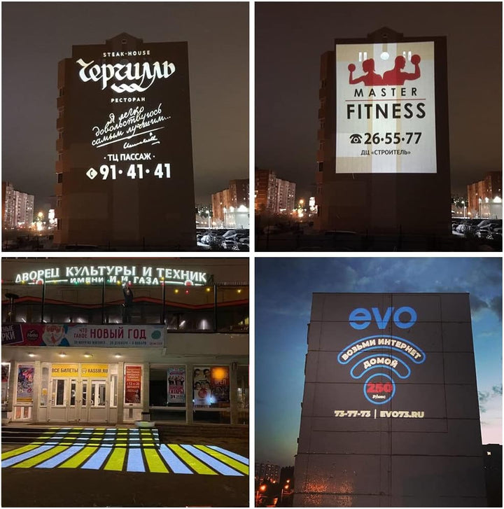 COLIFINE LED 120W GOBO Licht Logo Projektor Licht LED GOBO Projektor Werbung Logo Licht Im Freien IP