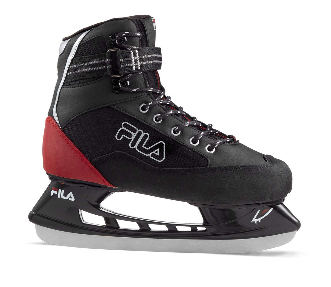 Fila Schlittschuhe Viper RTL Mehrfarbig (Black-Red) Schwarz 42, Schwarz 42