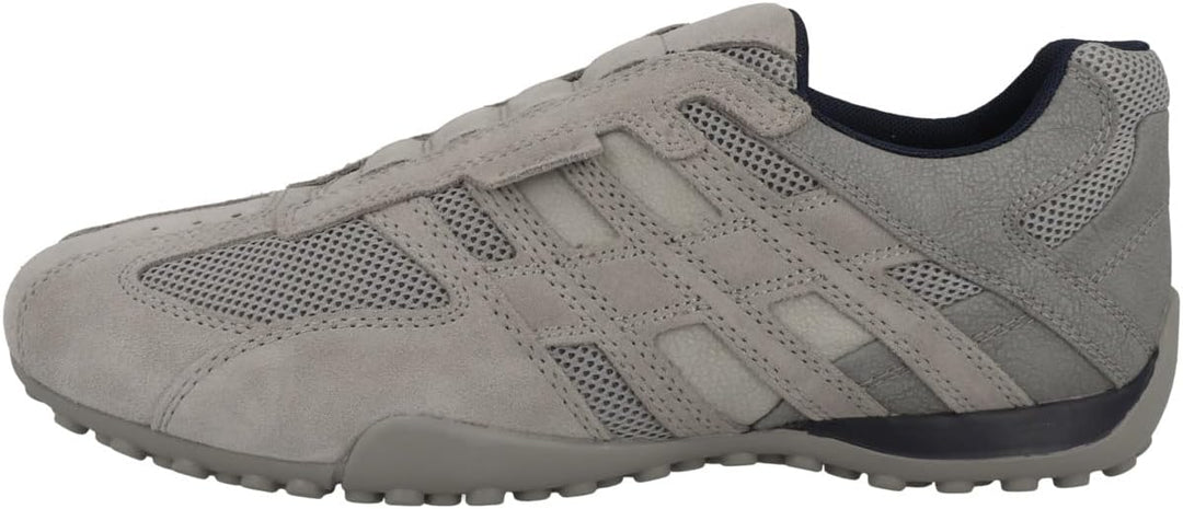 Geox Jungen Uomo Snake B Sneaker 41 EU Rock Lt Grey, 41 EU Rock Lt Grey