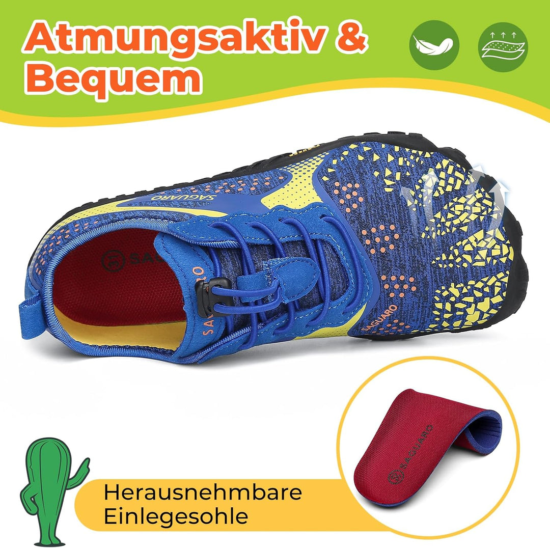 SAGUARO Barfussschuhe Kinder Barfussschuhe Schnell Trocknend Badeschuhe für Jungen Mädchen Gr.24-36