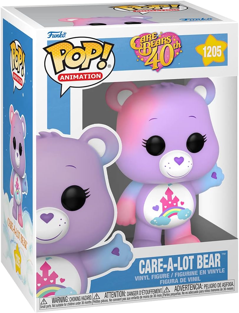 Funko Pop! Animation: CB40- Care-a-Lot Bear - Care-A-Lot - Transluzent - Glitzer CH - Care Bears - V