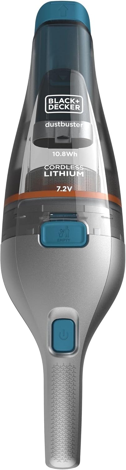 Black+Decker Handstaubsauger Akku Dustbuster (beutellos - 7,2V Kabelloser + beutelloser Staubsauger