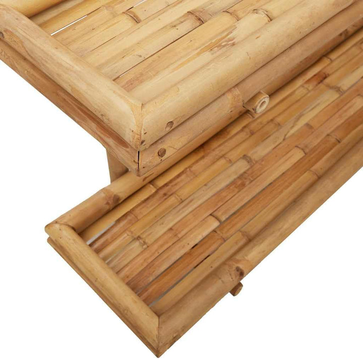 vidaXL Wandregal Wandhalterung Braun 75 x 26 x 60 cm Bambus | Spart Platz auf dem Boden und sorgt fü