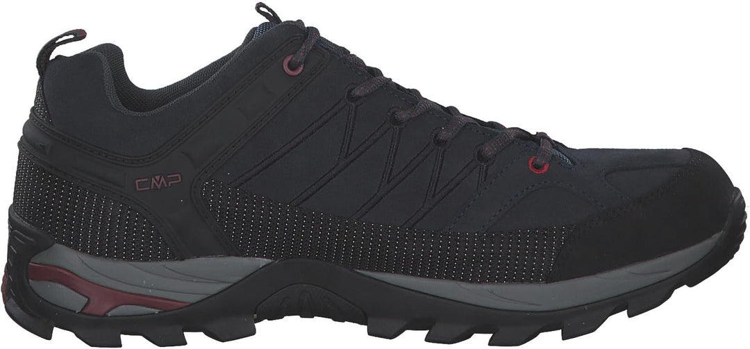CMP Herren Rigel Low Shoes Wp Trekking-& Wanderhalbschuhe 39 EU Asphalt Syrah Dark, 39 EU Asphalt Sy