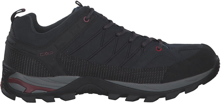 CMP Herren Rigel Low Shoes Wp Trekking-& Wanderhalbschuhe 39 EU Asphalt Syrah Dark, 39 EU Asphalt Sy