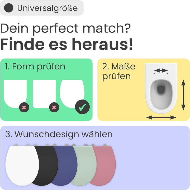 instmaier Helma | Toilettendeckel mit Absenkautomatik | Trendfarbe Koralle | TÜV geprüft | Ovale For