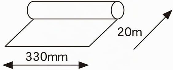 Backpapier-Rolle 33 cm × 20 m (Weiss) – fettabweisendes Backpapier, PFAS-frei, ideal für Events, Fei