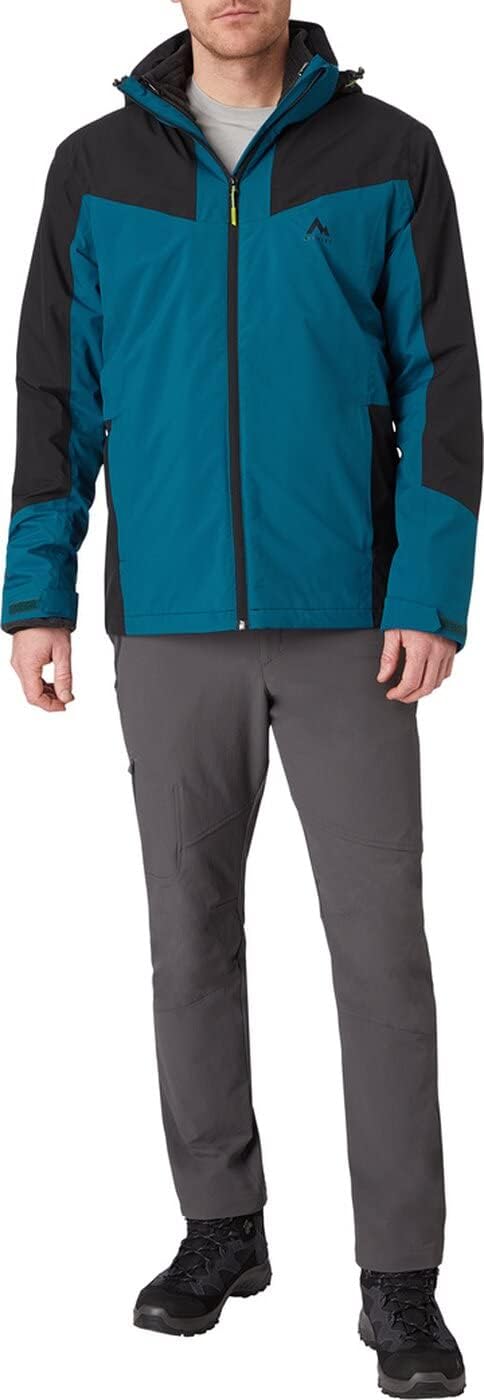 Mc Kinley Herren Tessi Doppel-Jacke L Blue Petrol/Black Ni, L Blue Petrol/Black Ni