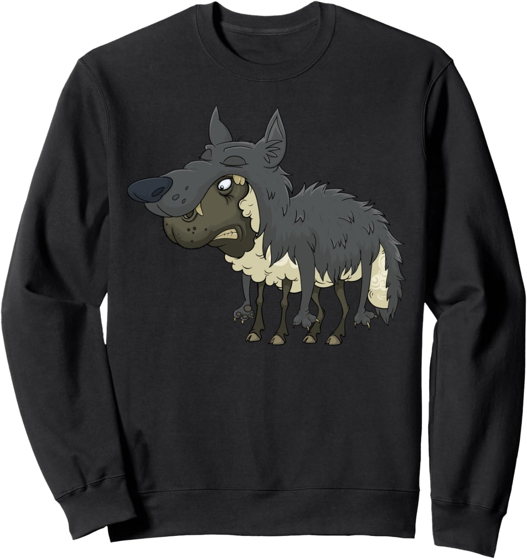 Lustig Schaf Wolf Schafzucht Schafzüchter Lamm Fun Schäfer Sweatshirt