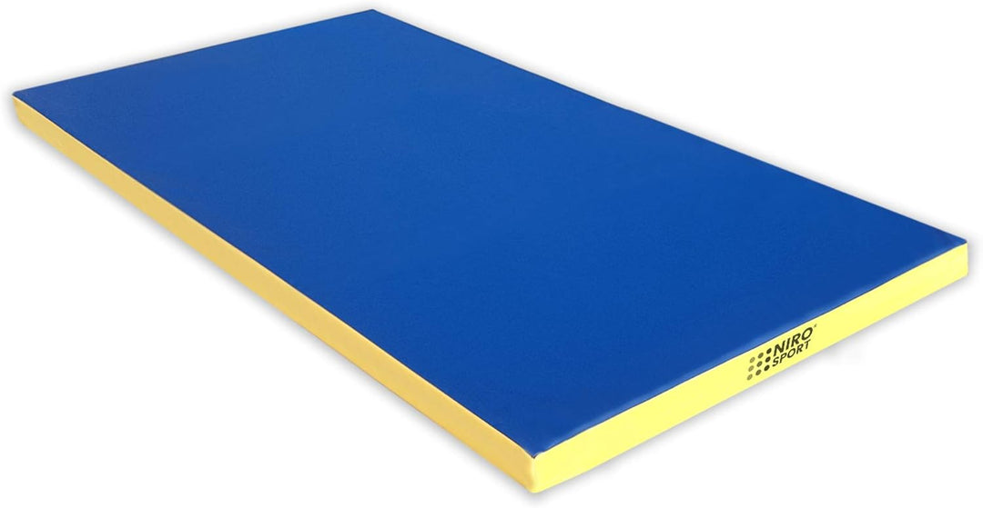 Turnmatte Kinder 200x100x8 cm, Klappbare Weichbodenmatte, Gymnastikmatte für Turnen und Training, ru