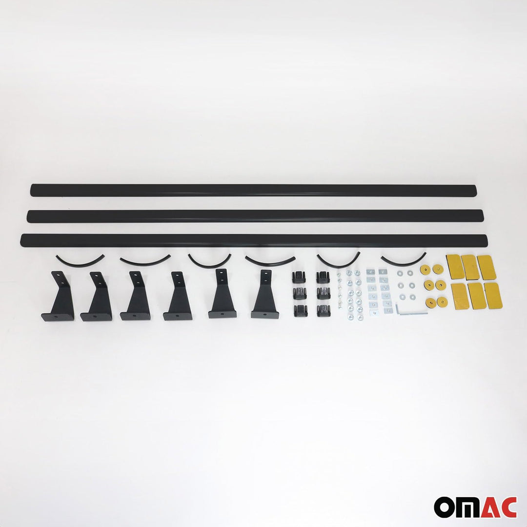 OMAC Heavy Duty Dachträger Querträger kompatibel mit VW Multivan T7 2021-2026 – 3 Stangen – Stahl –
