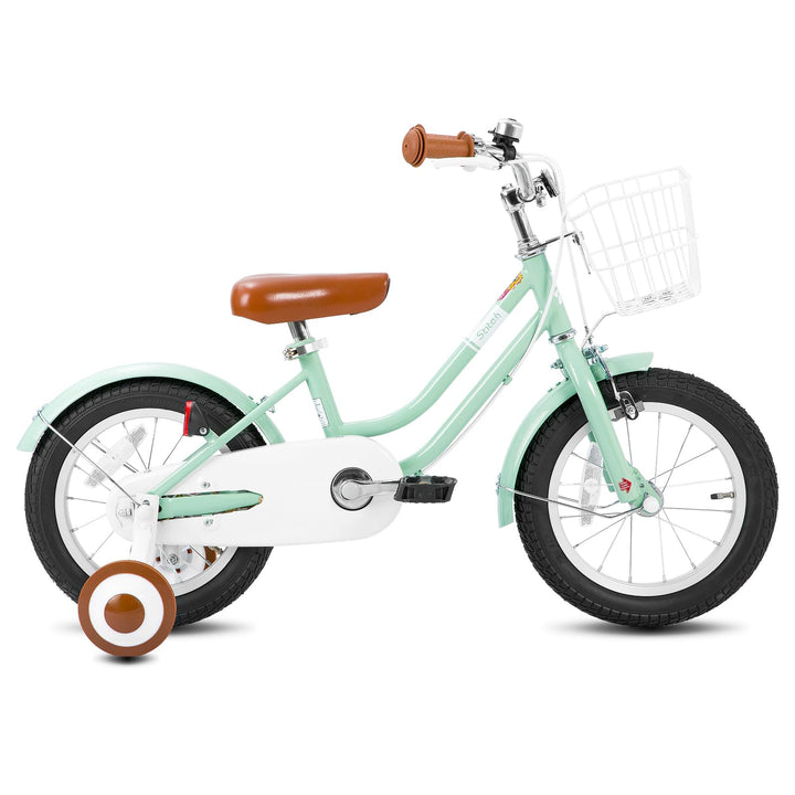 STITCH Bubble 12/14/16/18 Zoll Kinderfahrrad für 2-9 Mädchen Fahrrad, Mädchen Fahrrad mit Stabilisat