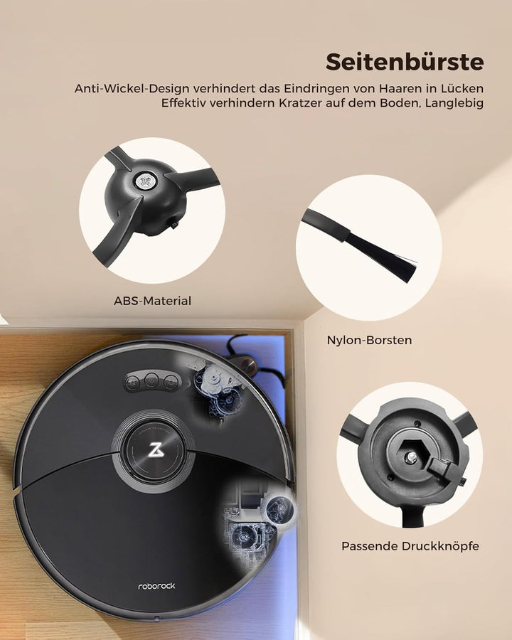 Yivy 30 Stück Zubehör für Roborock S8 Maxv Ultra/S8 Max Ultra Saugroboter, Zubehörset mit 2 Hauptbür