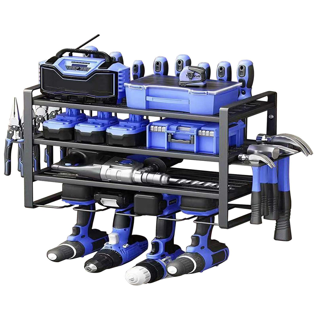 Schwerlast Werkzeug Wandhalterung, Werkstatt Organizer, Werkzeug Halterung | 4 Slot Power Tool Rack
