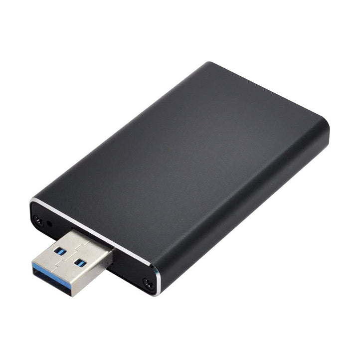 Cablecc Mini-PCI-E mSATA auf USB 3.0 Externe SSD PCBA-Konverter/Adapterkarte mit Gehäuse MSATA TO US