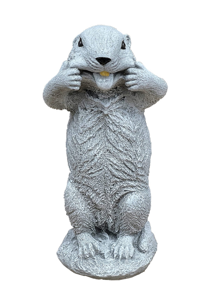 Stone and Style Steinfigur Murmeltier Max frostfest wetterfest Steinguss
