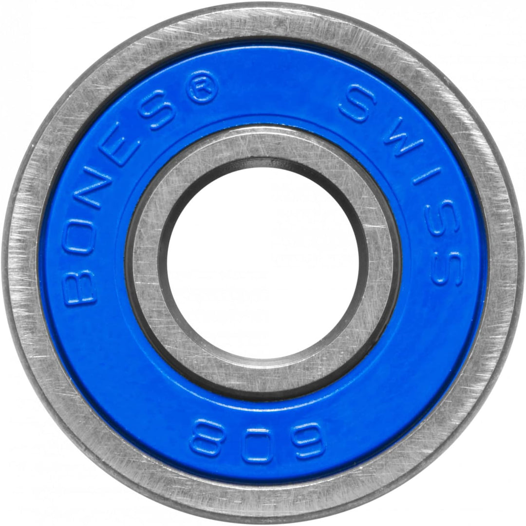 Bones Bearings Swiss 6-Ball Skate Bearings (8mm, 16-Pack)