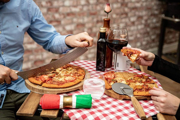 Boska Pizza- & Käsemesser Oslo+ / Non-stick BSF™ / Sicher beidhändig verwendbar/Für Pizza und Käse/S