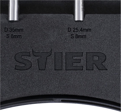 STIER Fräsersortiment 30-teilig 8 mm im Kunststoff-Koffer
