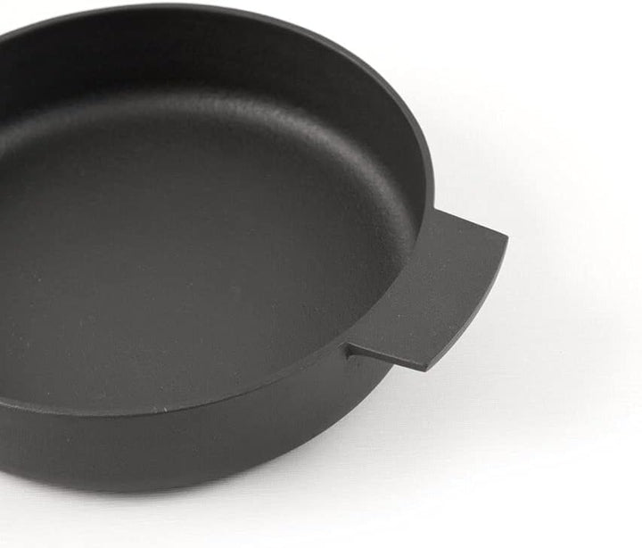 KAMASADA Gusseisenpfanne Rund, 19 cm, 4,7 cm Hoch. Eisenpfanne Induktion, Induktions-Herd, Ceran, Ga