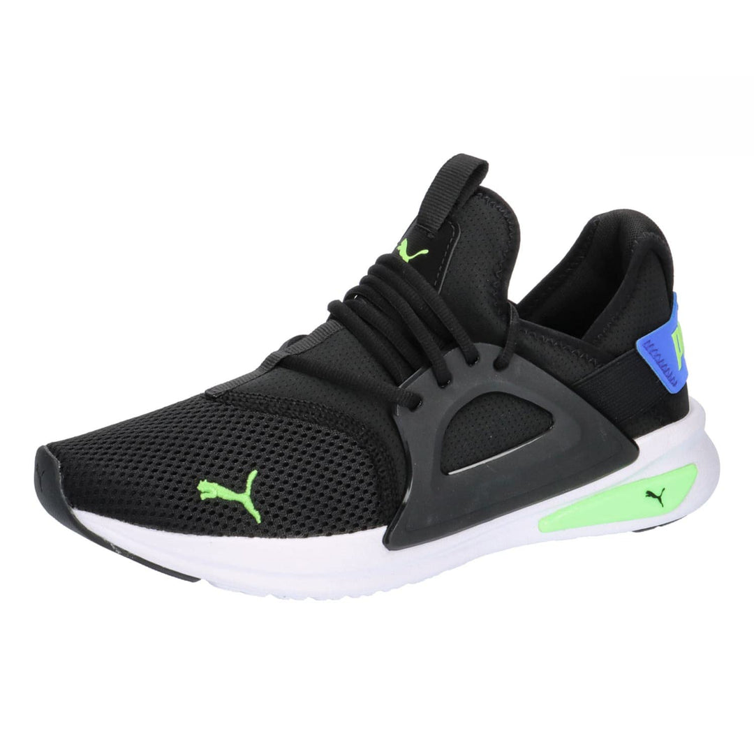 PUMA Herren Softride Enzo Evo Sneaker 44.5 EU Puma Black Fizzy Lime Royal Sapphire, 44.5 EU Puma Bla