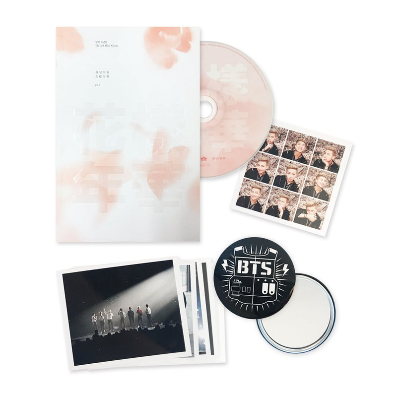 BTS 3rd Mini Album - In The Mood For Love PT.1 [ PINK Ver. ] CD + Photobook + Photocard + FREE GIFT