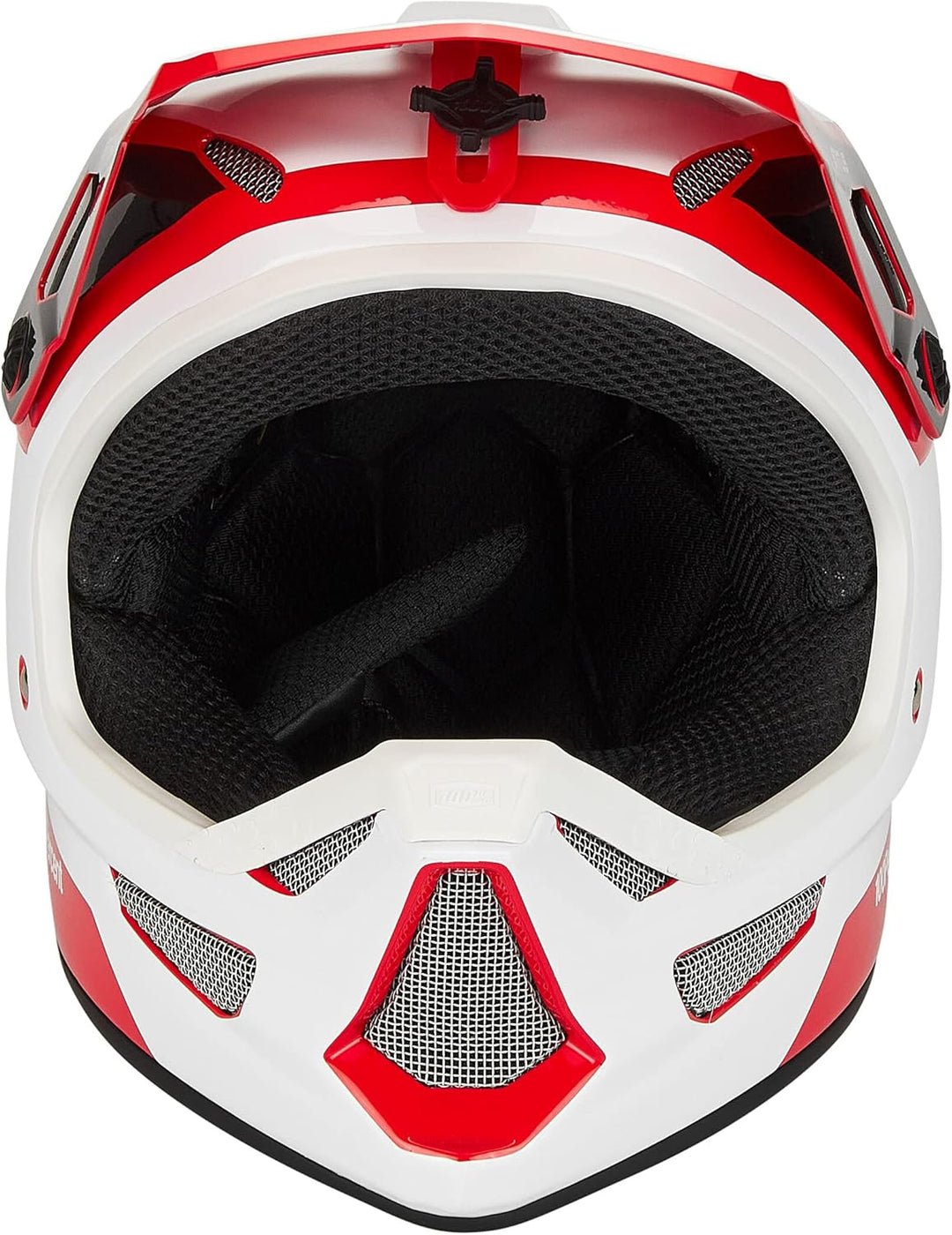 100% Status DH/BMX Helm rot/weiss XXL | 63-64cm, XXL | 63-64cm