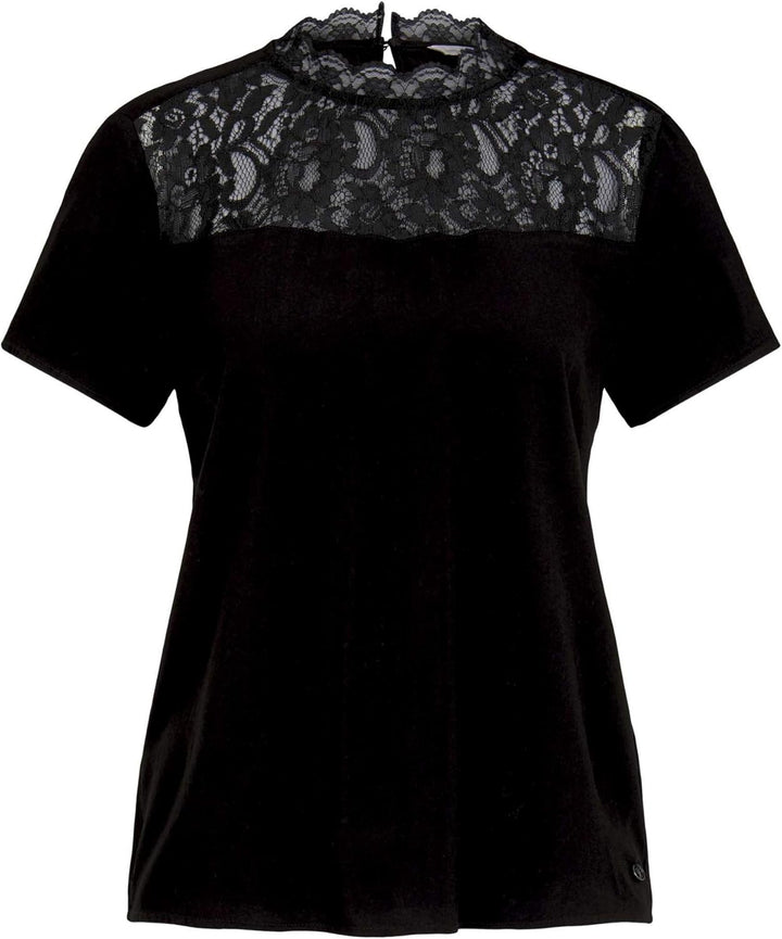 TOM TAILOR Denim Damen T-Shirt S 14482 - Deep Black, S 14482 - Deep Black