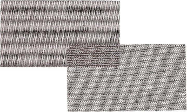 Mirka Abranet Netz-Schleifstreifen 70x125 mm Klett / Korn P320 / 50 Stk / zum Schleifen von Holz, Sp