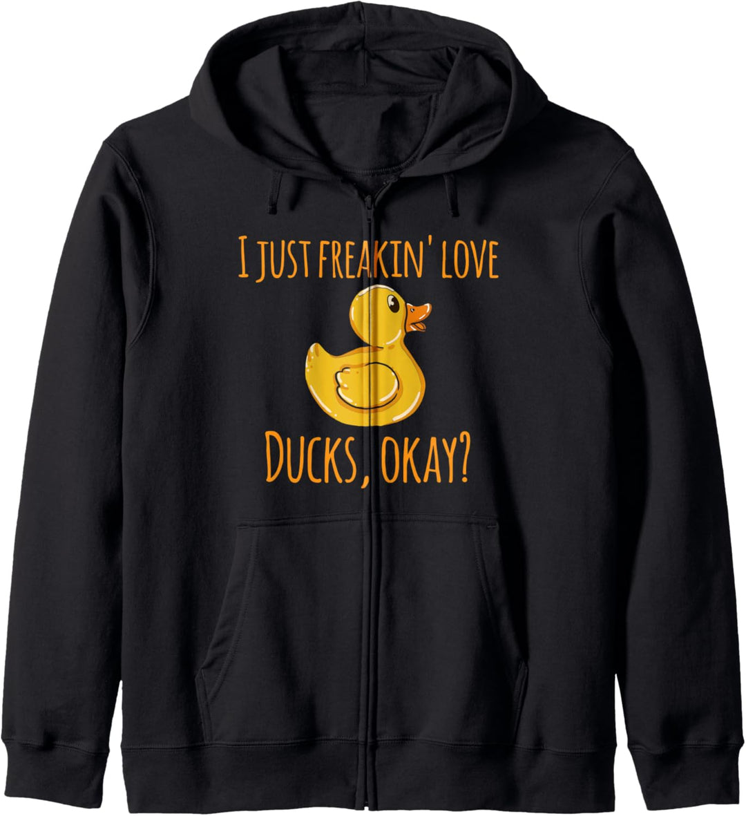 Ich mag halt einfach Enten Kapuzenjacke