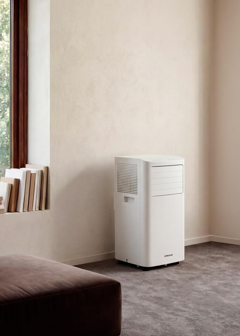 CREATE SILKAIR DUAL CONNECT 12000 / 4 in 1 WiFi Mobile Klimaanlage 12000 BTU mit Wärmepumpe / Mit Ab