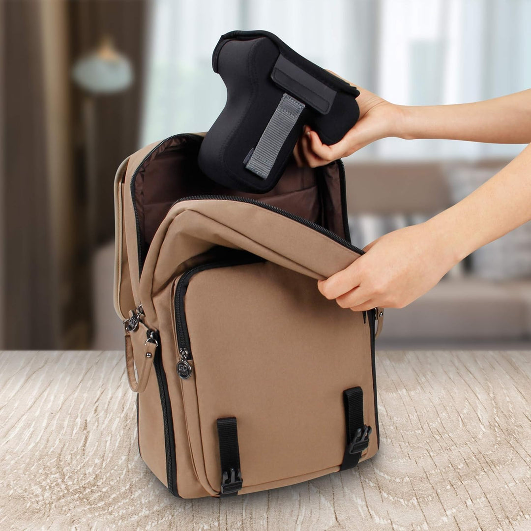 USA GEAR DSLR Kameratasche Klein für Spiegelreflexkameras, SLR-Kamerahülle mit Neoprenschutz, Gürtel