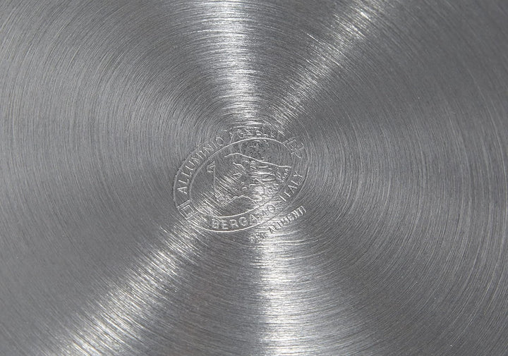 Pentole Agnelli ALSA2106S28 Stielkasserolle mit Griffen, Aluminium, Silber, 28 cm, 28 cm