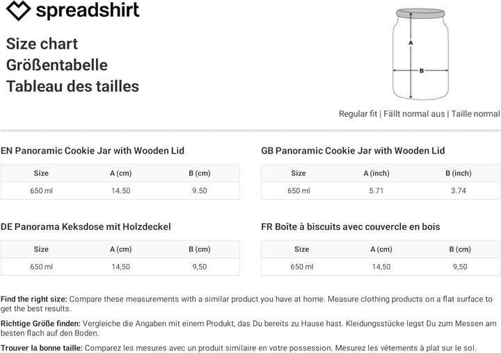 Spreadshirt Personalisierte Leckerli Dose Hund mit Wunschname Futterdose Hundegeschenk Keksdose, 650