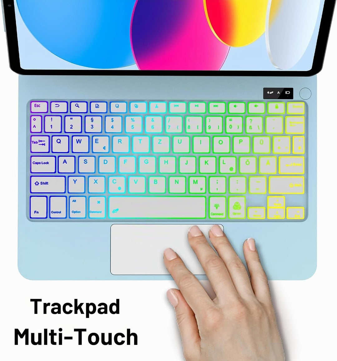 IVEOPPE Magic Keyboard für iPad 10. Generation &amp; iPad 11" A16 (2025), Magnetische Freischwebende Des
