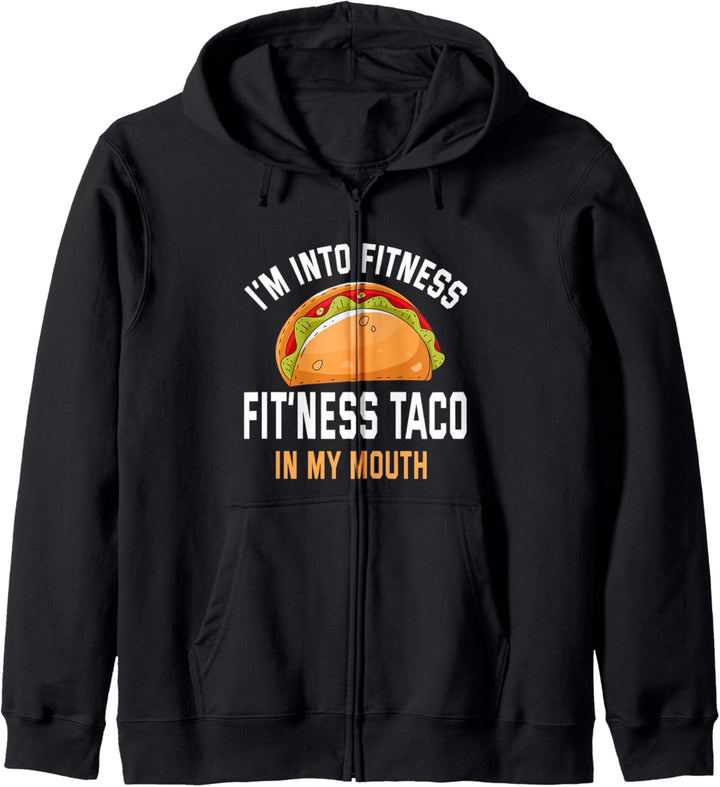 Fitness Taco in My Mouth Taco Lover Gym Kapuzenjacke