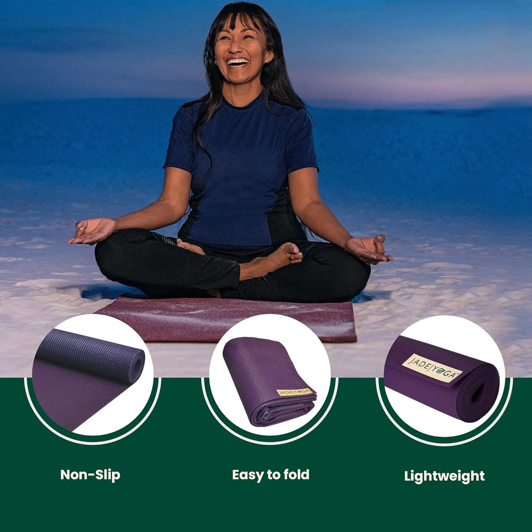 Jade Yoga Voyager Yogamatte, 1,6 mm violett, violett