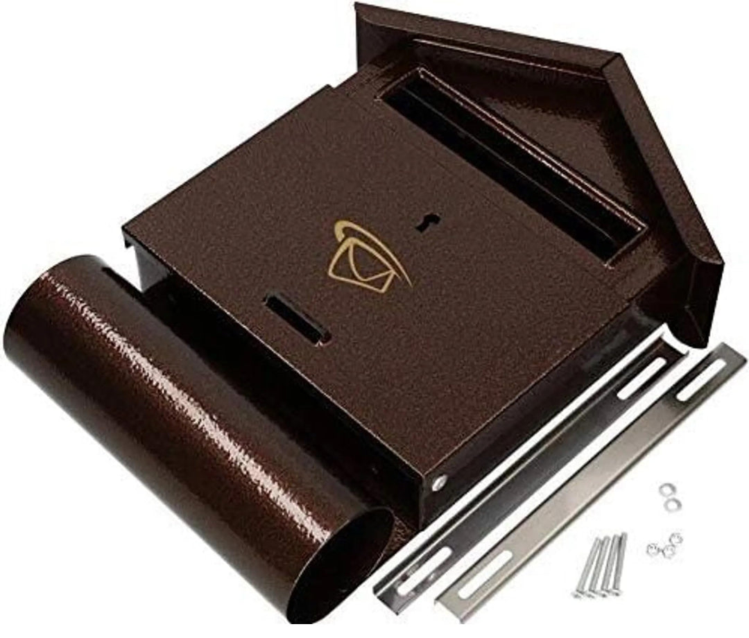 KOTARBAU® Briefkasten 340x260x55 mm Zeitungsfach Wand Zaun Ständer Verzinkt B6 Wetterbeständig Versc