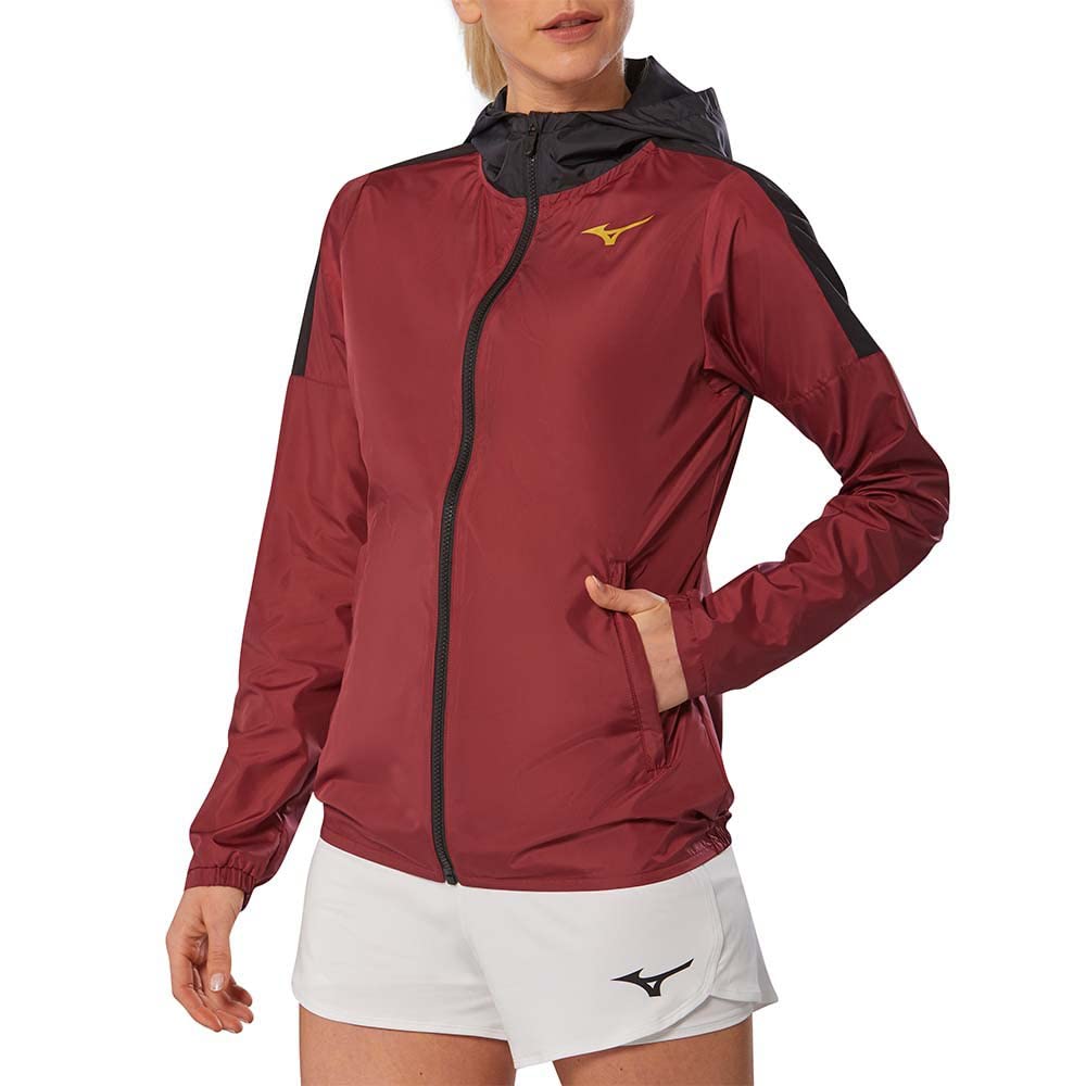 Mizuno Damen Kapuzenjacke Jacke M Cabernet, M Cabernet