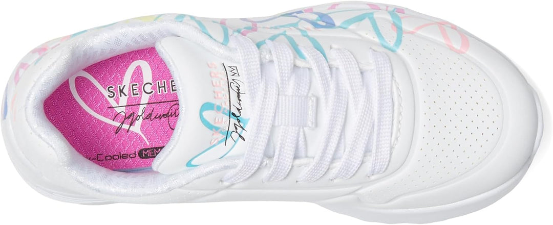 Skechers Damen 149025 sneakers 19.5 EU Weiss Lila Türkis