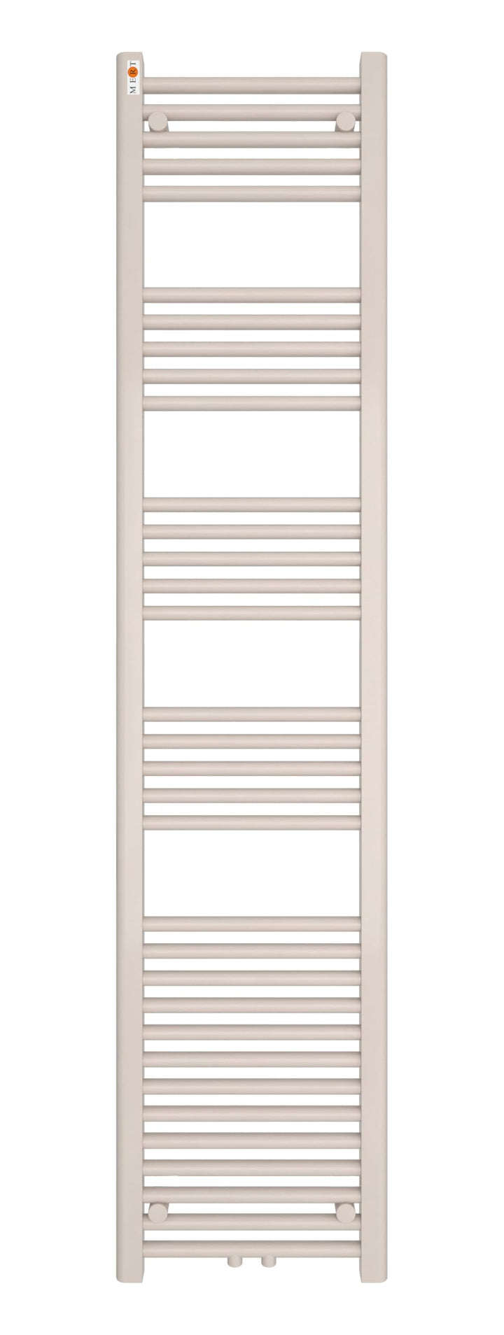 Badheizkörper Handtuchheizkörper mit Mittelanschluss weiss gerade 400x1800 mm Stahl 40x180, Stahl 40
