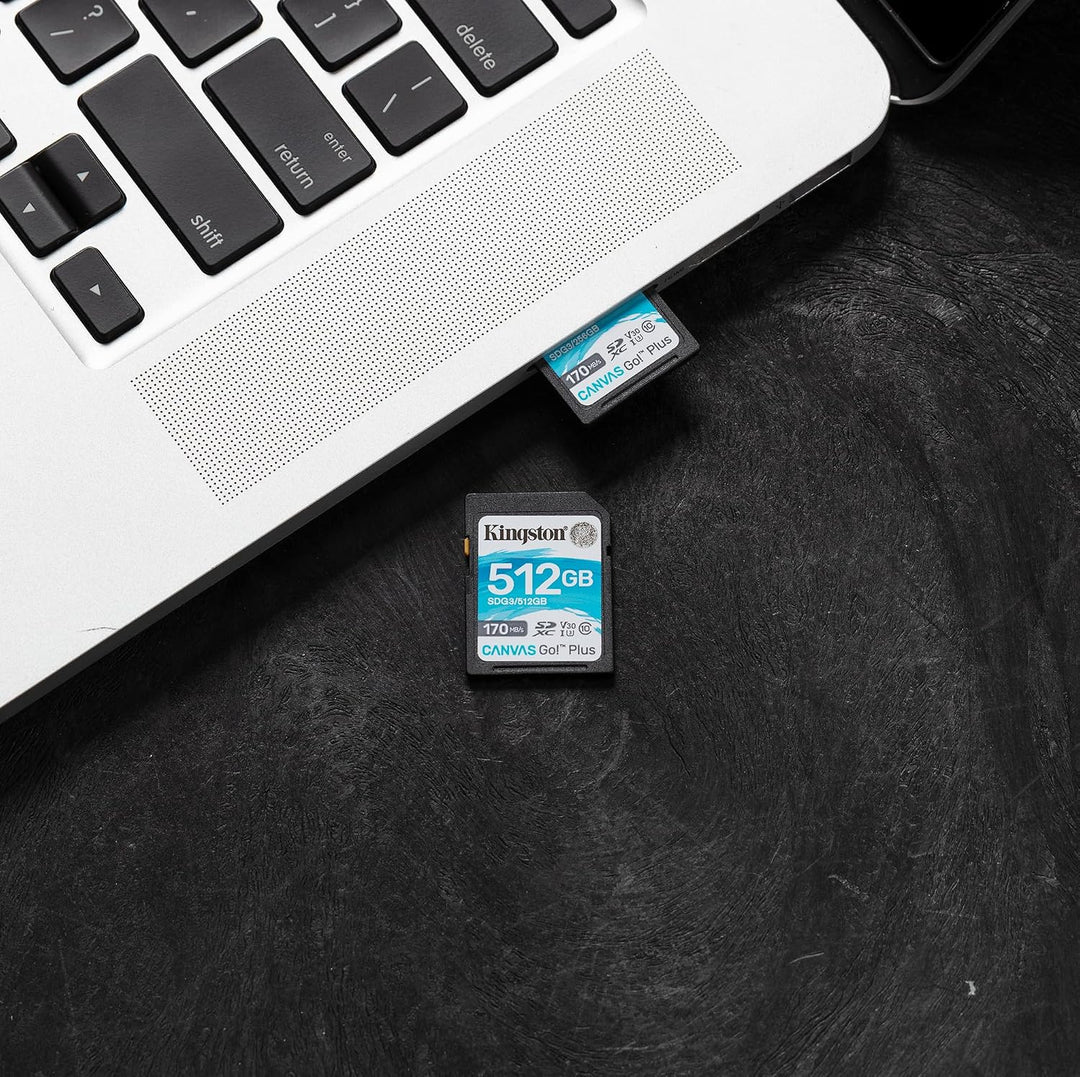 Kingston SDG3/128GB SD Speicherkarte ( 128GB SDXC Canvas Go Plus 170R C10 UHS-I U3 V30 ), 128GB