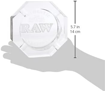 RAW 18419 Crystal Glass Ashtray, Kristallglas, Transparent, Medium