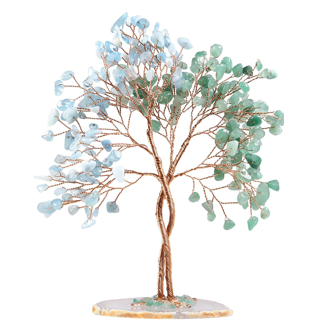 Nupuyai Kristallbaum Feng Shui Edelstein Baum, Glücksbaum, Geldbaum Geschenk, Hochzeit, Deko Wohnzim