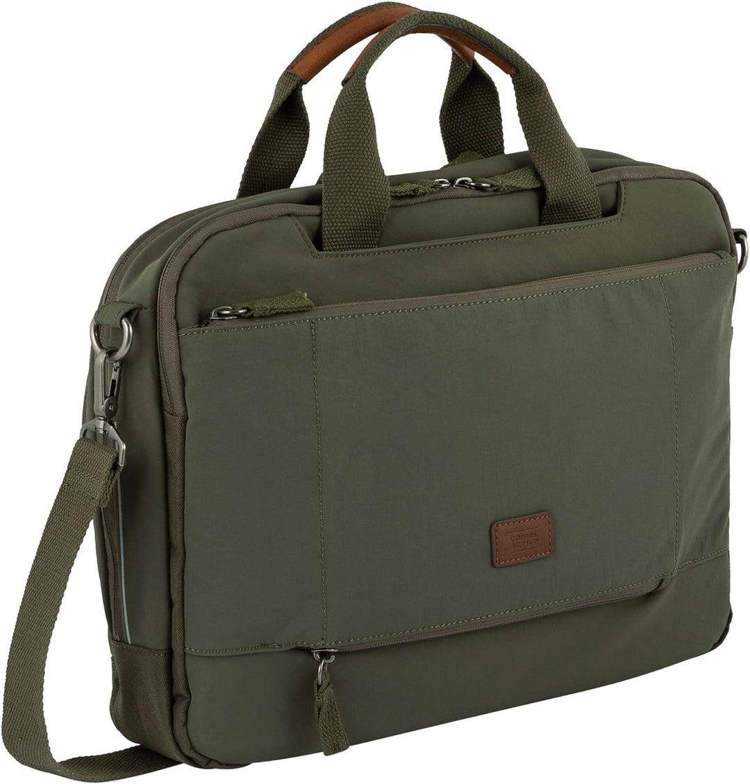 camel active bags City Herren Businesstasche Aktentasche 40,0 x 9,0 x 28,0 Khaki, 40,0 x 9,0 x 28,0