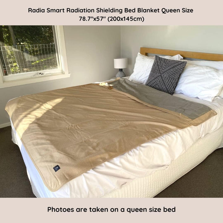 Radia Smart Shielding Bed Sheet, Bed Blanket, Queen Size, EMF Protection 57"x78"