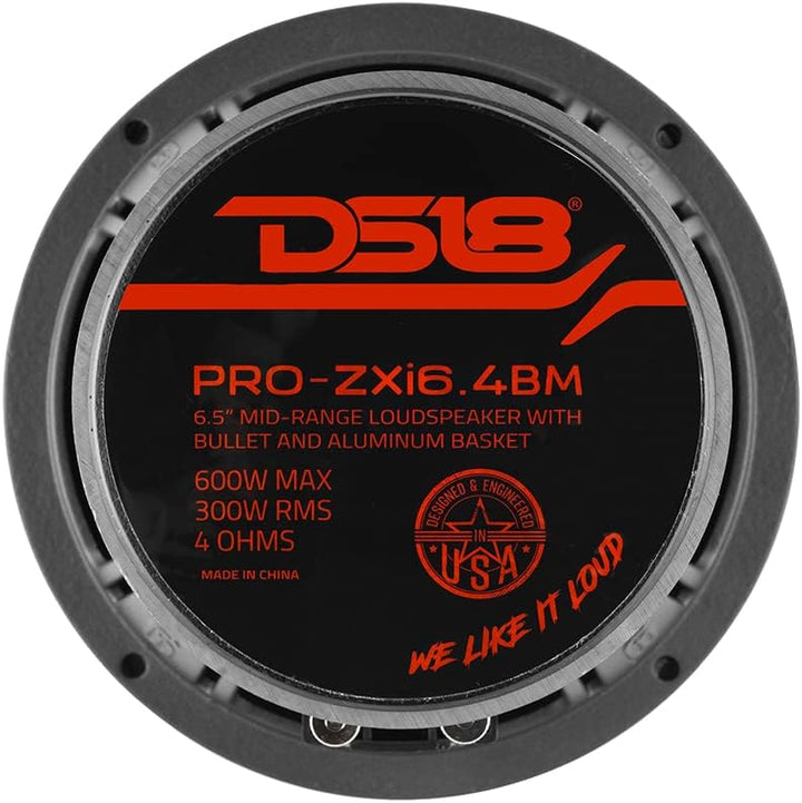 DS18 1 PRO-ZXi6.4BM 16,5 cm Mitteltöner 165 mm 6,5" Durchmesser, 300 Watt rms 600 Watt max, 4 Ohm, E
